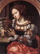 GOSSAERT, Jan (Mabuse) Lady Portrayed as Mary Magdalene sdf oil painting artist